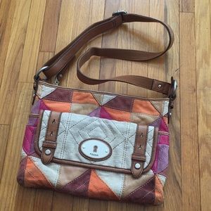 Fossil Leather Crossbody Purse